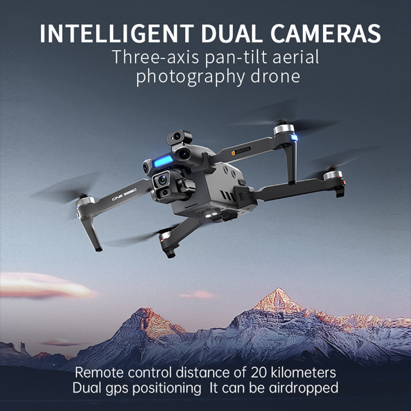 โดรนกล้องคู่ 8K รุ่นใหม่ ปี 20 - Rc Helicopter Charger บทวิจารณ์และราคา