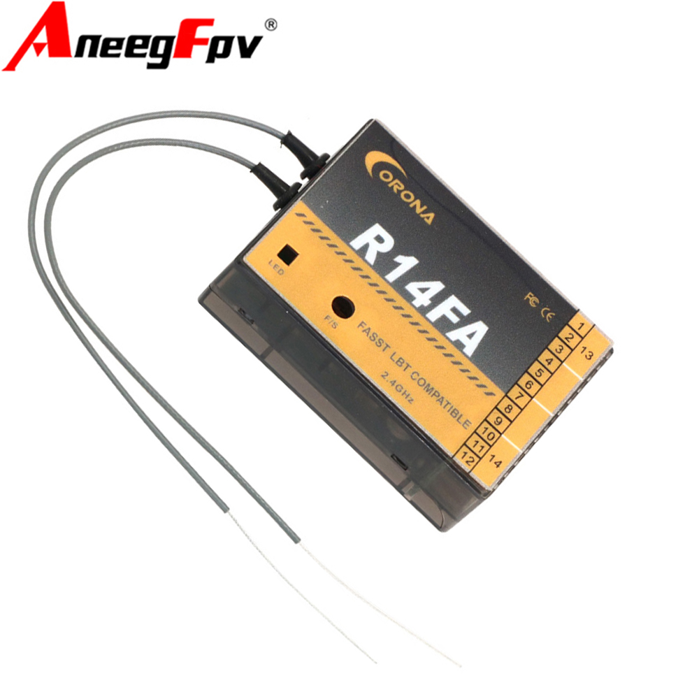 ตัวรับสัญญาณรุ่น Corona R14FA  - Rc Helicopter Remote Control บทวิจารณ์และราคา